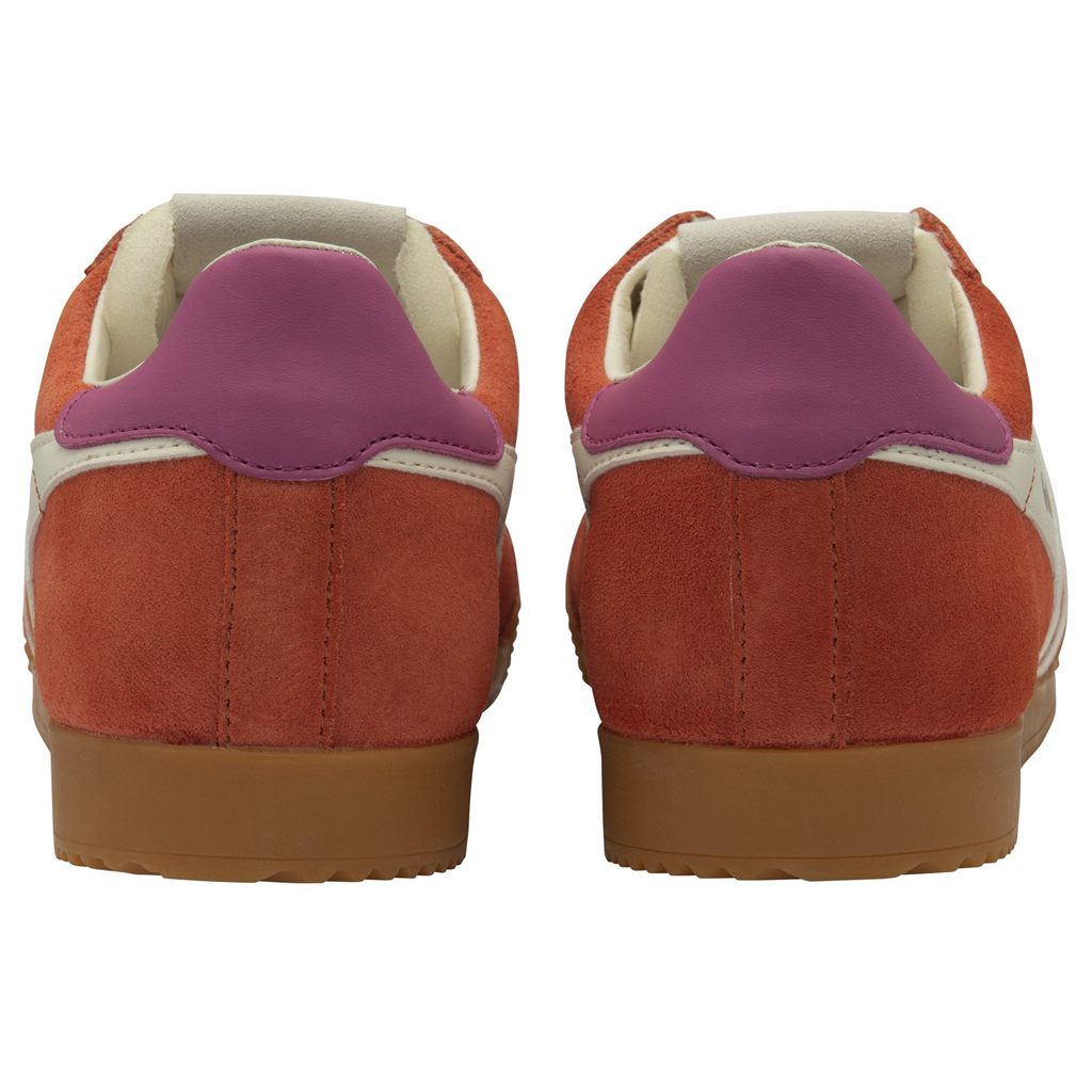 Gola Classics Elan Sneakers Korall Hvite Fuchsia Norge | VQBORS-290