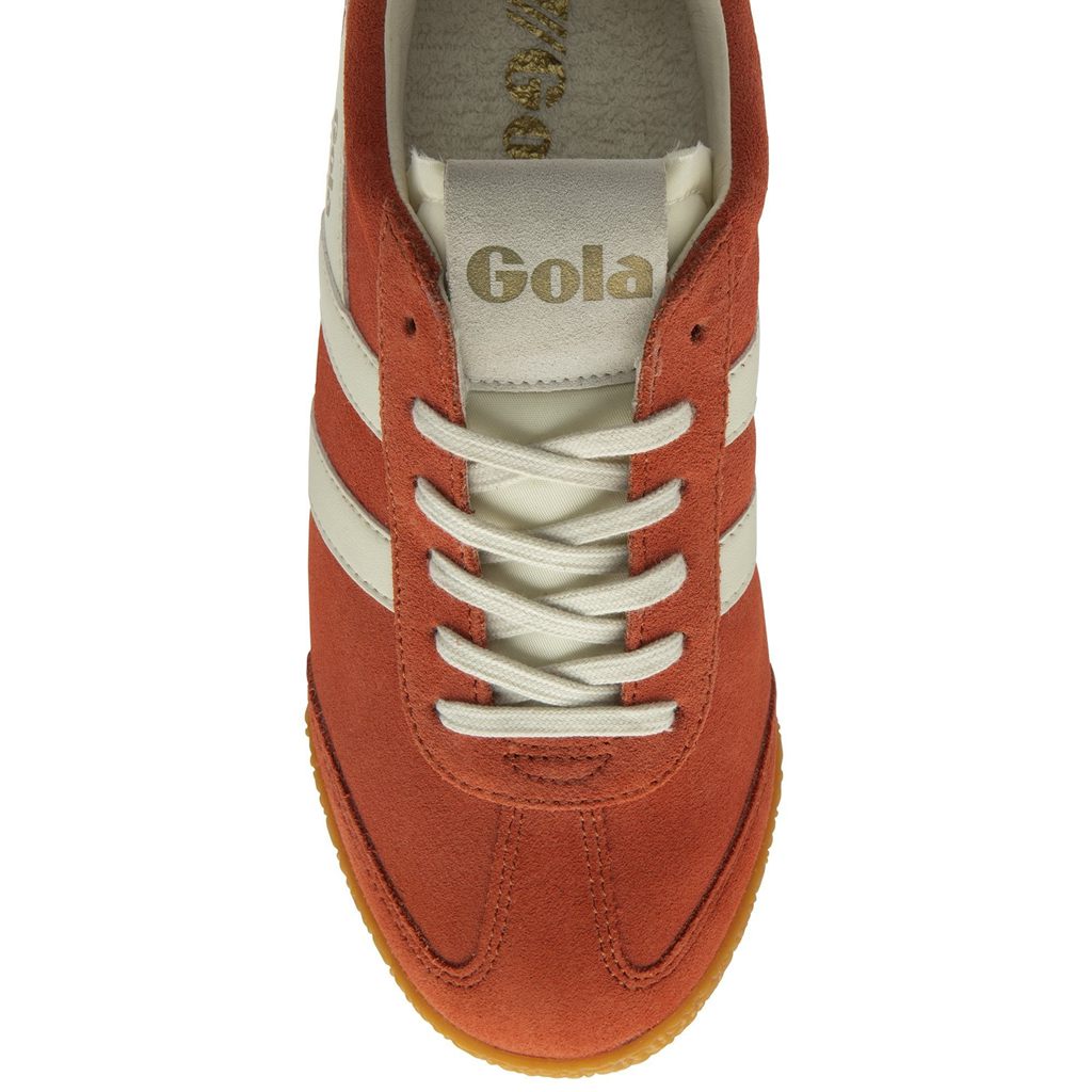 Gola Classics Elan Sneakers Korall Hvite Fuchsia Norge | VQBORS-290