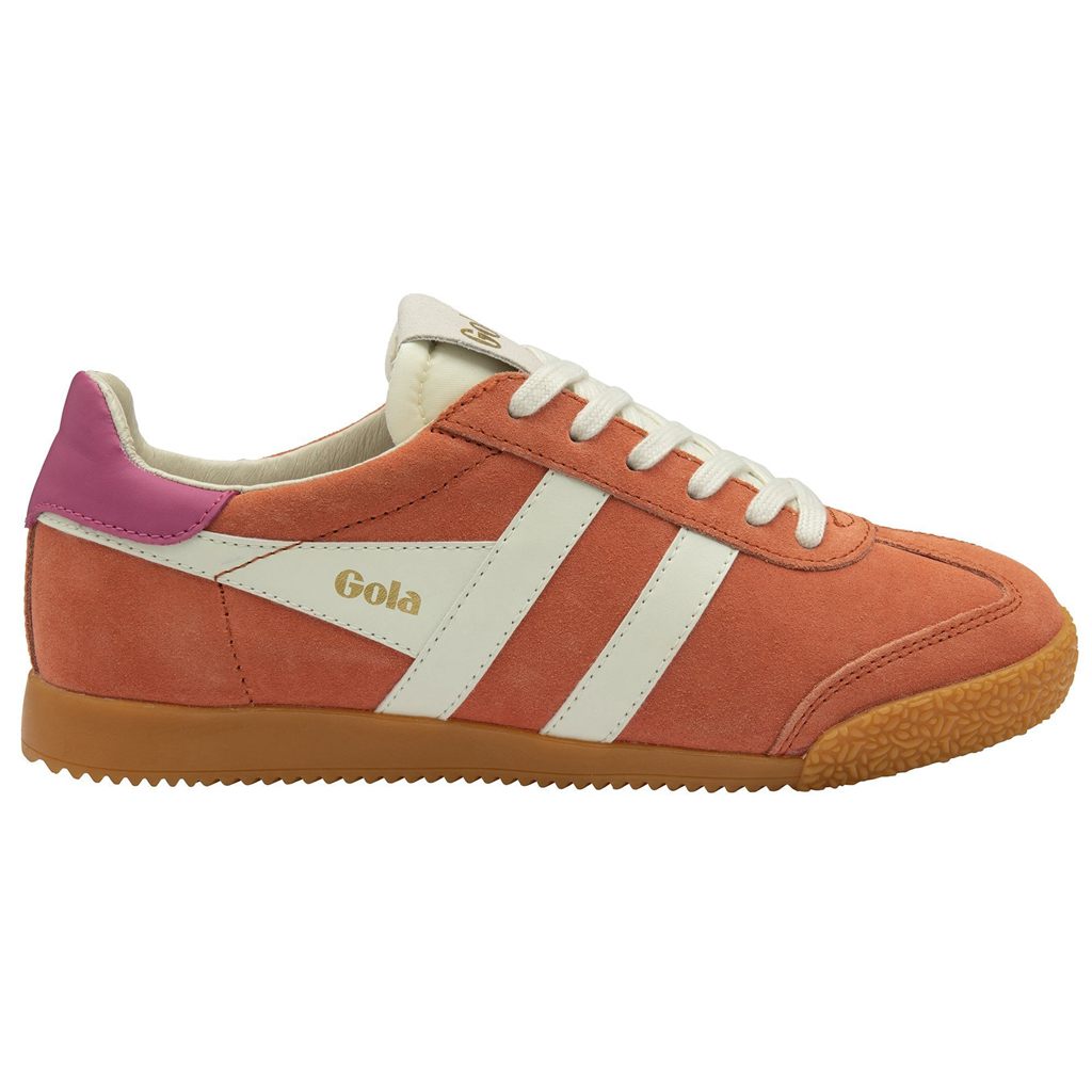 Gola Classics Elan Sneakers Korall Hvite Fuchsia Norge | VQBORS-290
