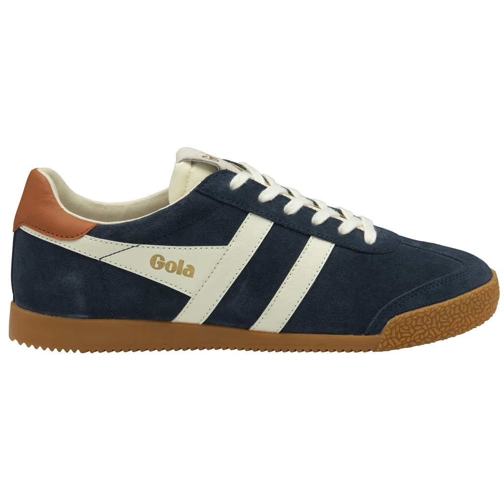 Gola Classics Elan Sneakers Marineblå Hvite Oransje Norge | YSMRBA-695