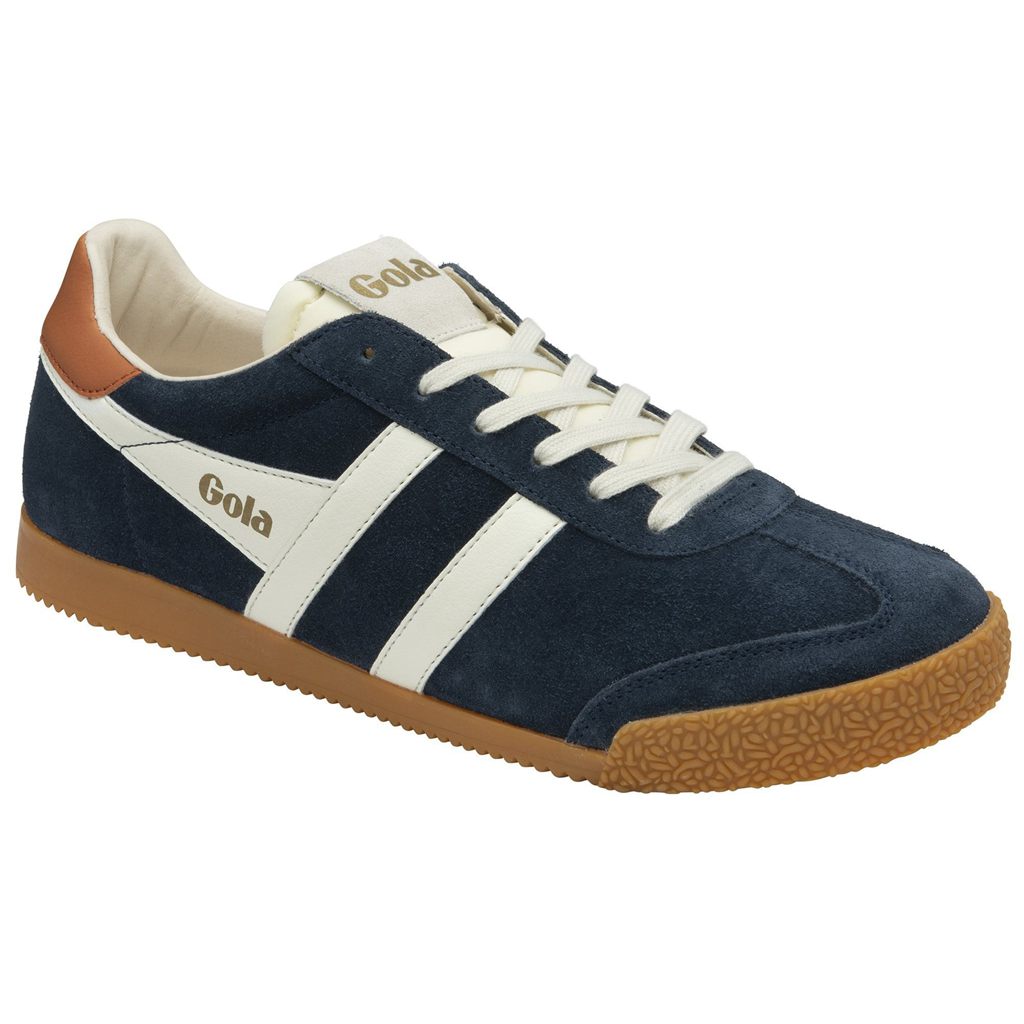 Gola Classics Elan Sneakers Marineblå Hvite Oransje Norge | YSMRBA-695