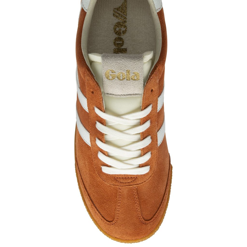 Gola Classics Elan Sneakers Oransje Hvite Norge | HTEQZF-975