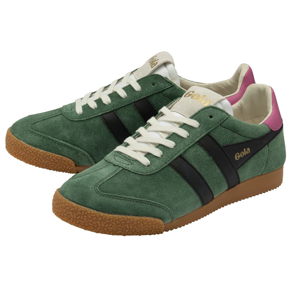 Gola Classics Elan Sneakers Svarte Fuchsia Norge | KTBIAV-872
