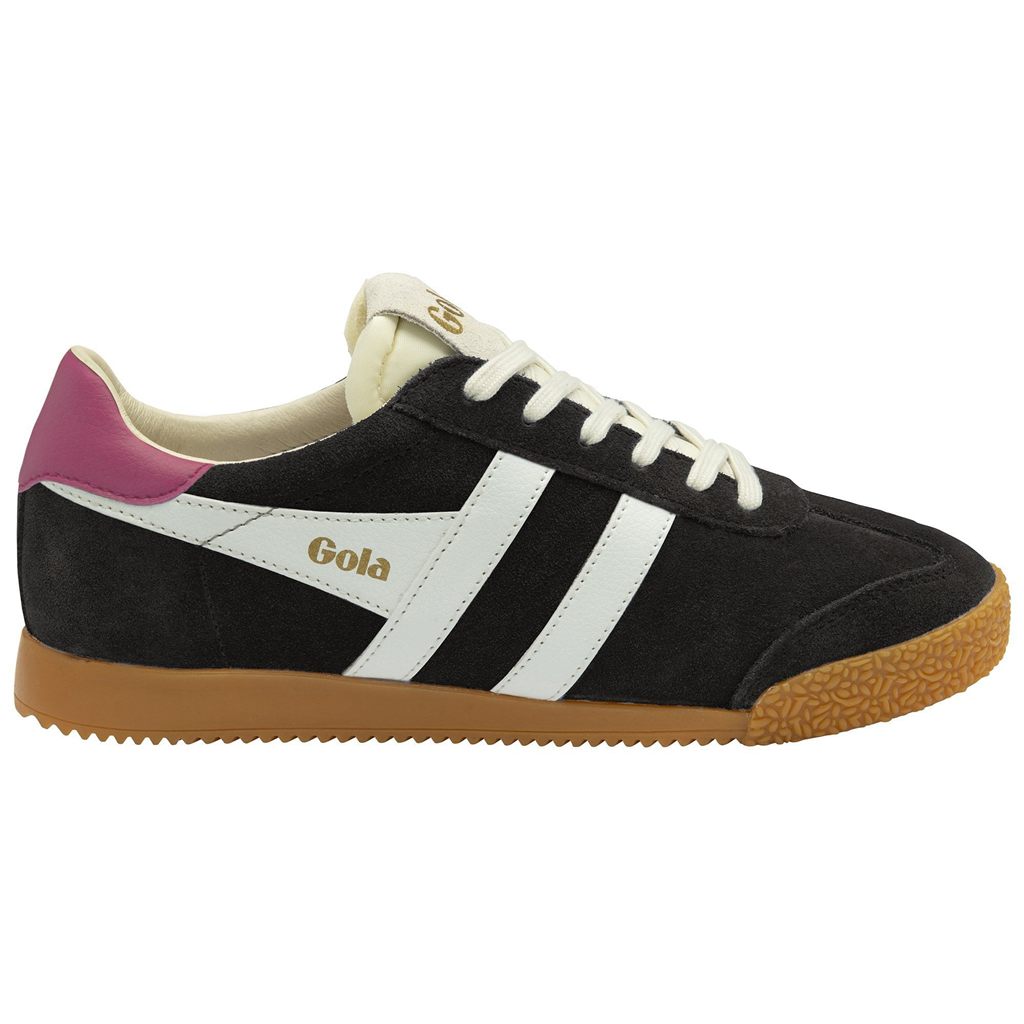 Gola Classics Elan Sneakers Svarte Hvite Fuchsia Norge | HVKLDS-163