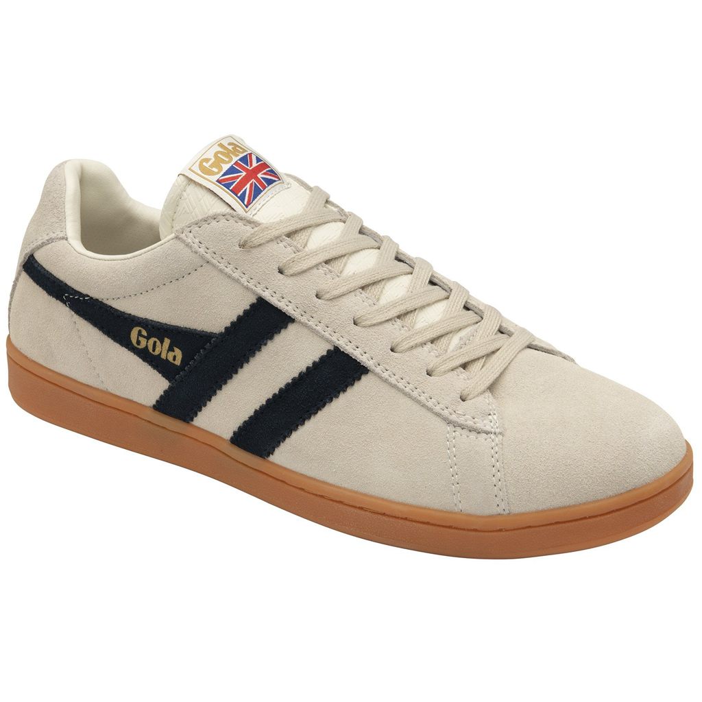 Gola Classics Equipe Suede Sneakers Hvite Blå Norge | SKOEBV-762