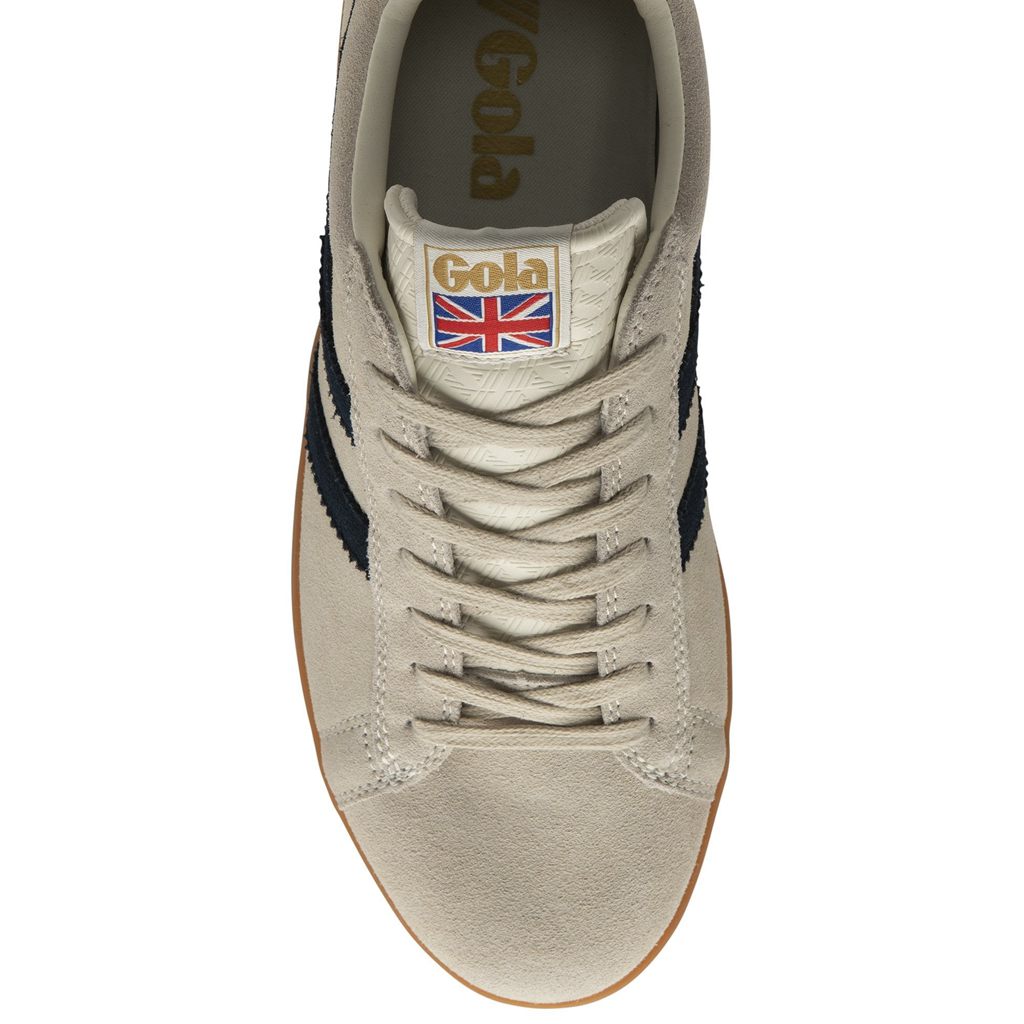 Gola Classics Equipe Suede Sneakers Hvite Blå Norge | SKOEBV-762