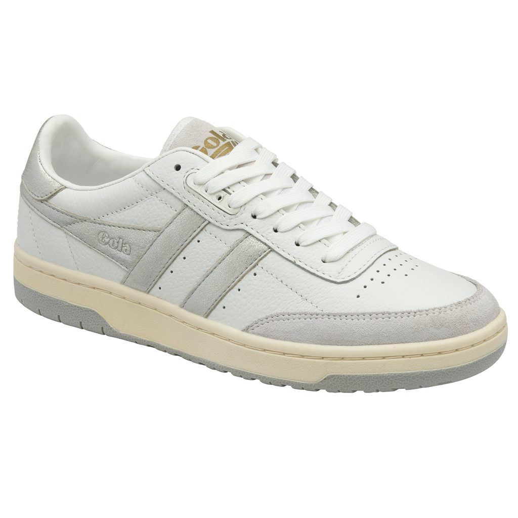 Gola Classics Falcon Mirror Sneakers Hvite Sølv Norge | LGHCTU-723