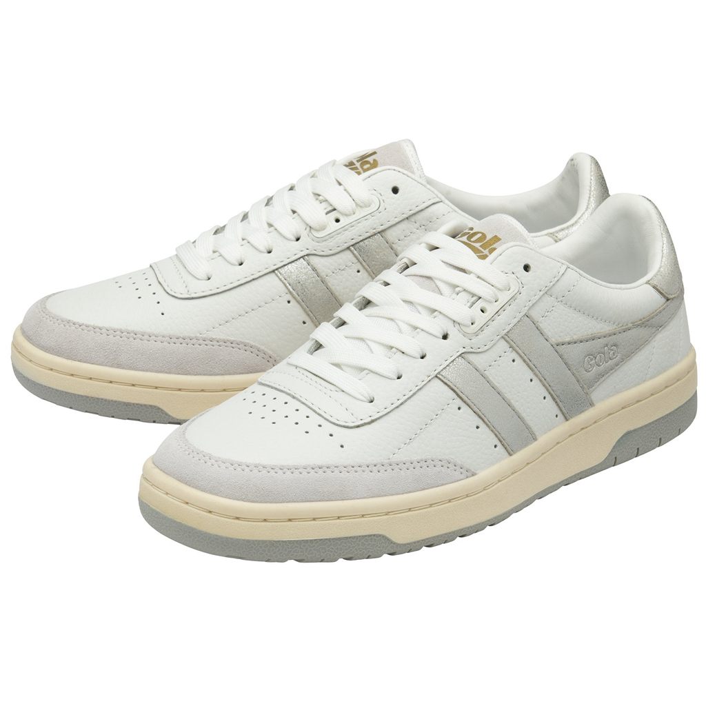 Gola Classics Falcon Mirror Sneakers Hvite Sølv Norge | LGHCTU-723