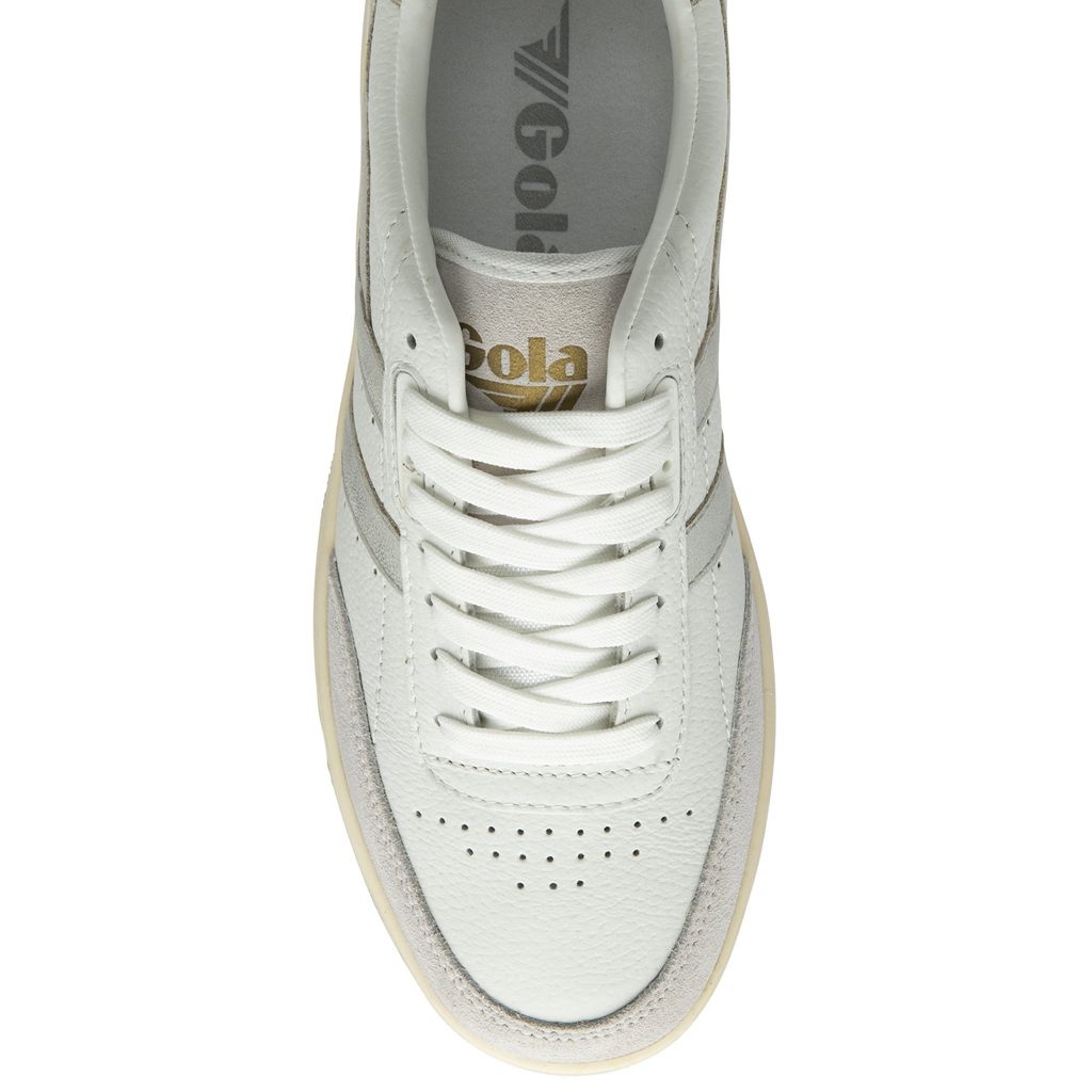 Gola Classics Falcon Mirror Sneakers Hvite Sølv Norge | LGHCTU-723
