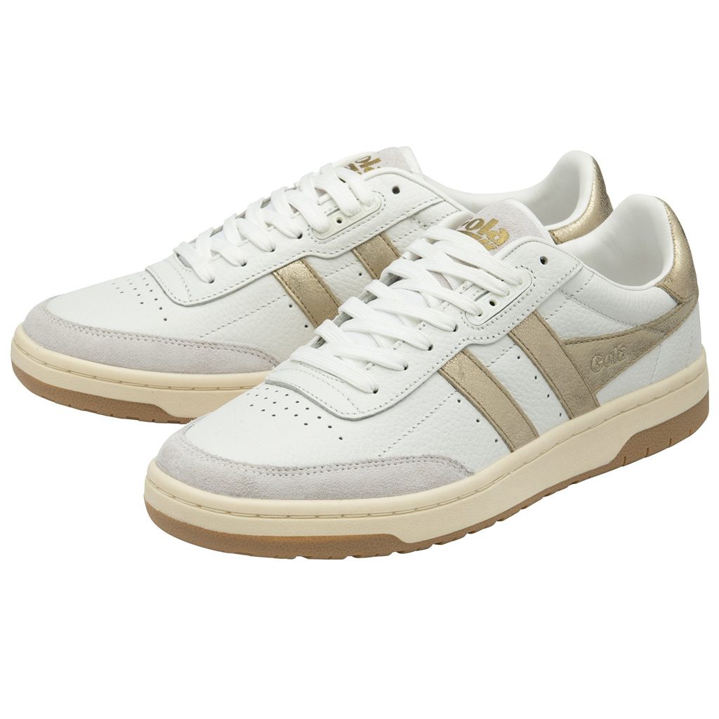 Gola Classics Falcon Mirror Sneakers Hvite Gull Norge | BPAMXF-302