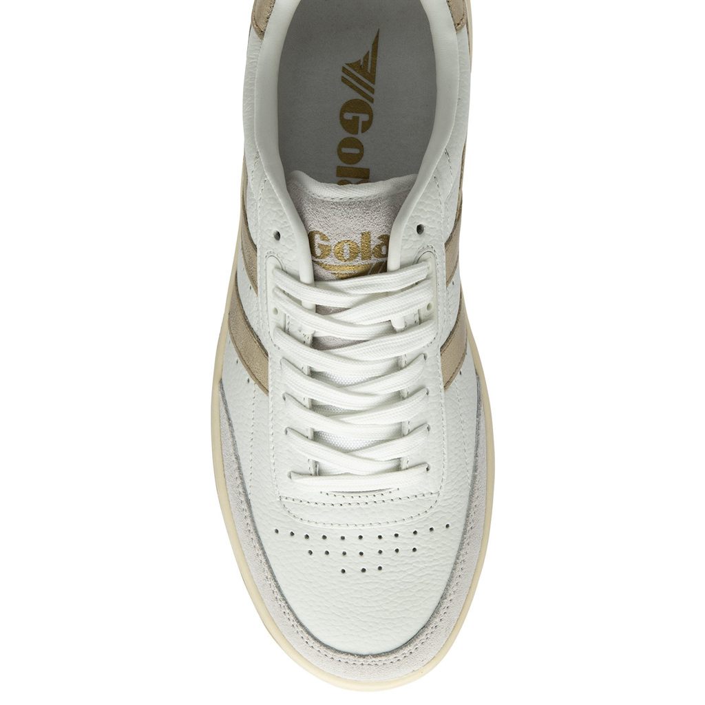 Gola Classics Falcon Mirror Sneakers Hvite Gull Norge | BPAMXF-302