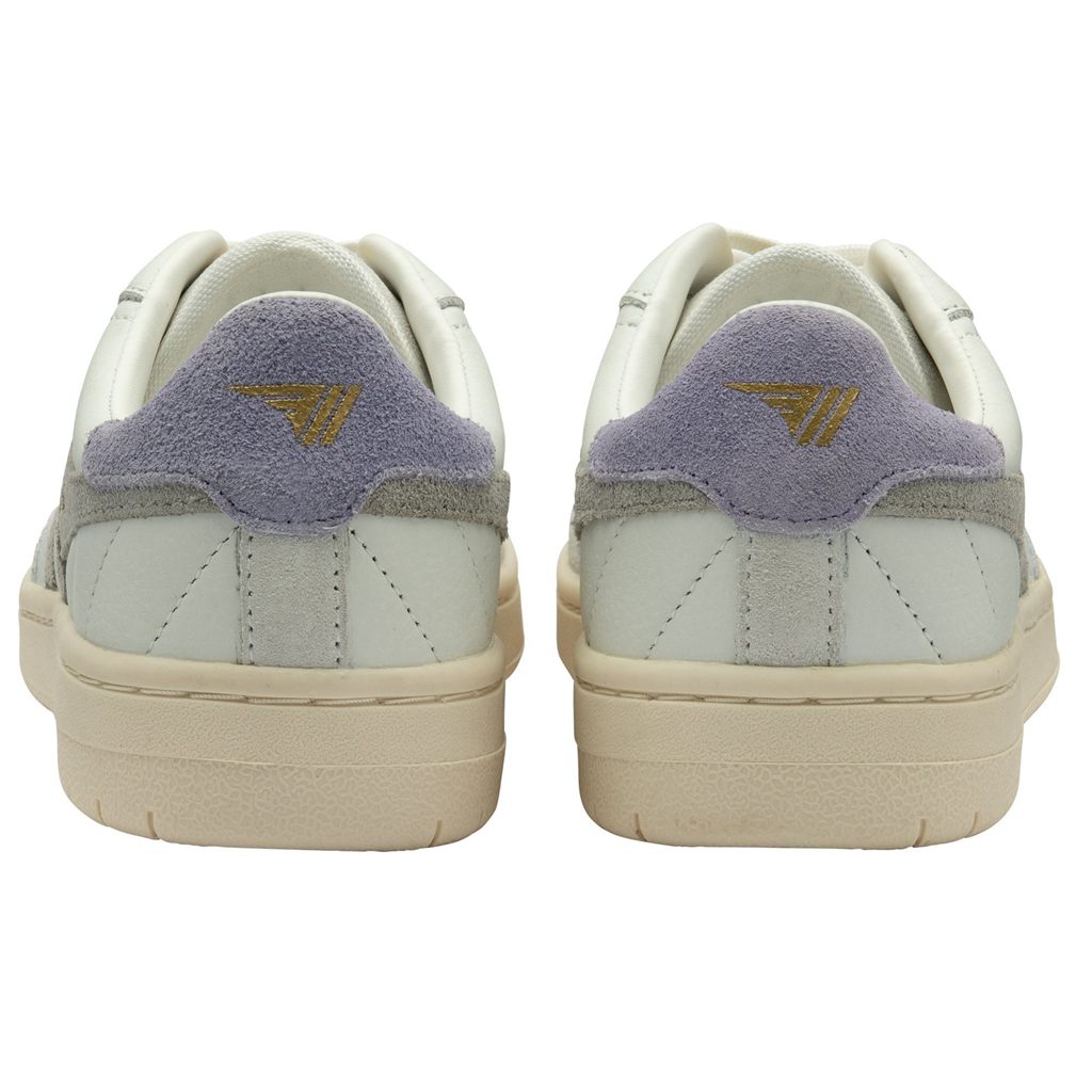 Gola Classics Falcon Sneakers Hvite Lyse Grå Lavendel Norge | ZCETGF-496