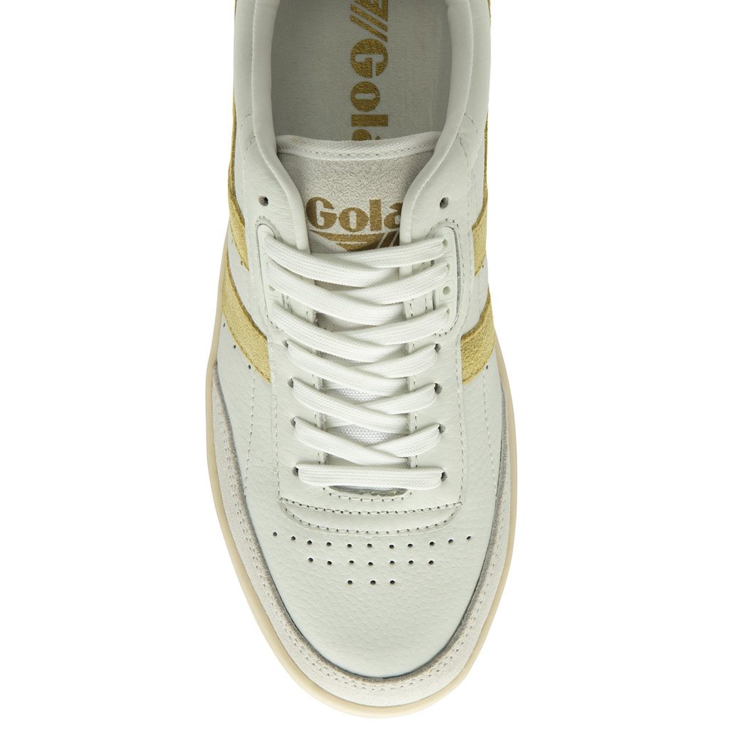 Gola Classics Falcon Sneakers Hvite Sitron Lavendel Norge | VFEDJY-231