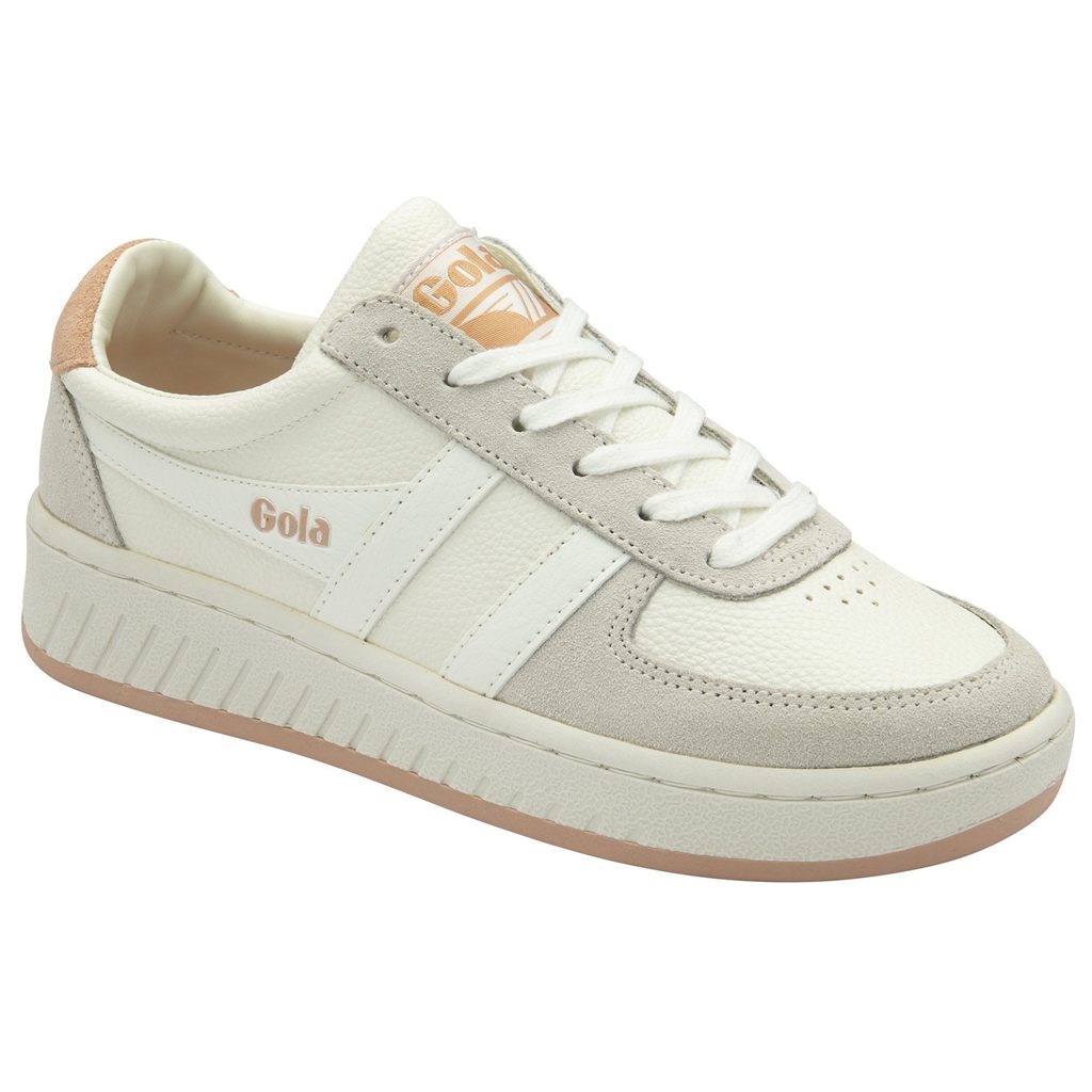 Gola Classics Grandslam '88 Sneakers Hvite Rosa Norge | GQTNEA-893