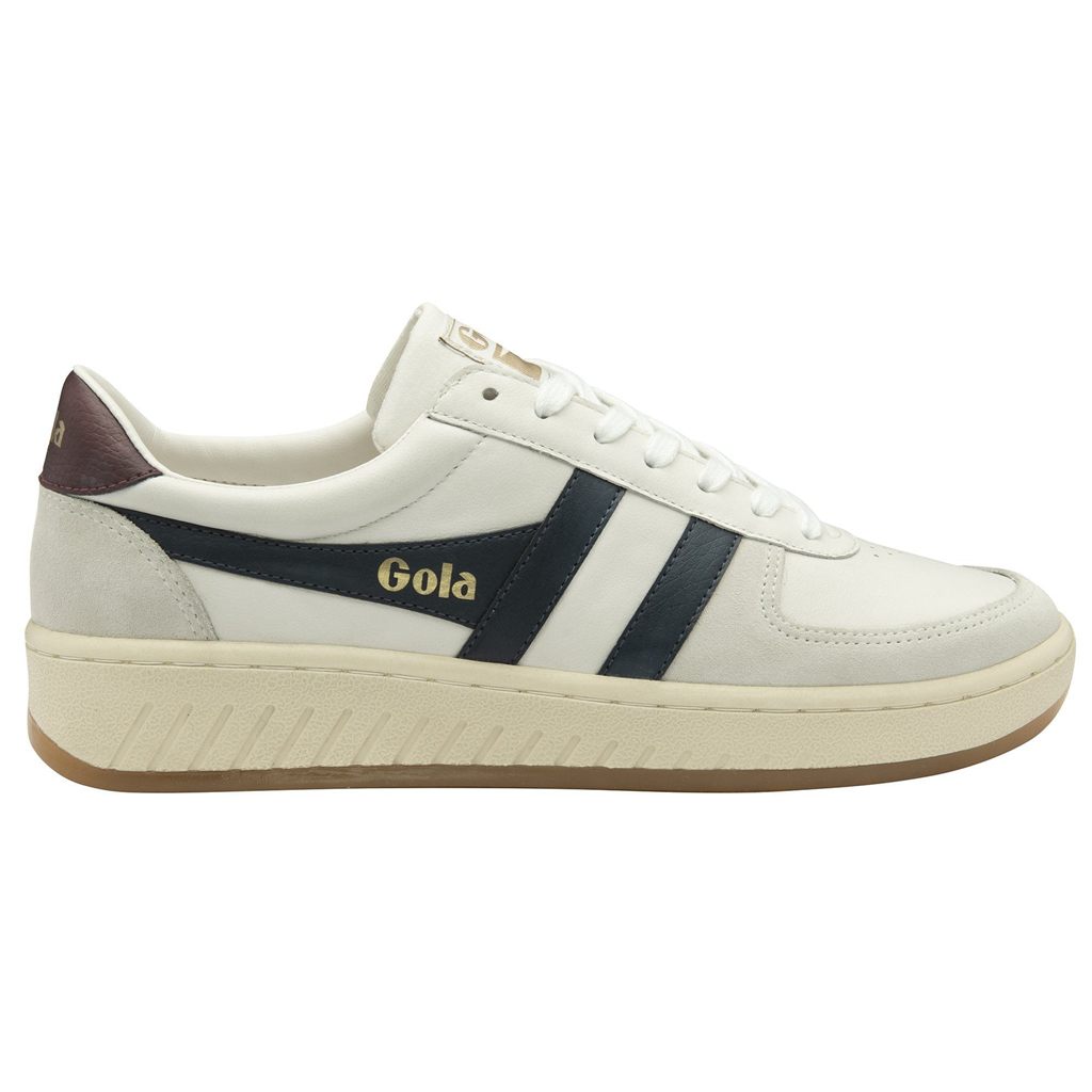 Gola Classics Grandslam Classic Sneakers Hvite Marineblå Burgunder Norge | NEHOKJ-278