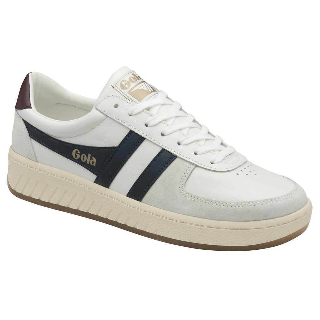Gola Classics Grandslam Classic Sneakers Hvite Marineblå Burgunder Norge | NEHOKJ-278