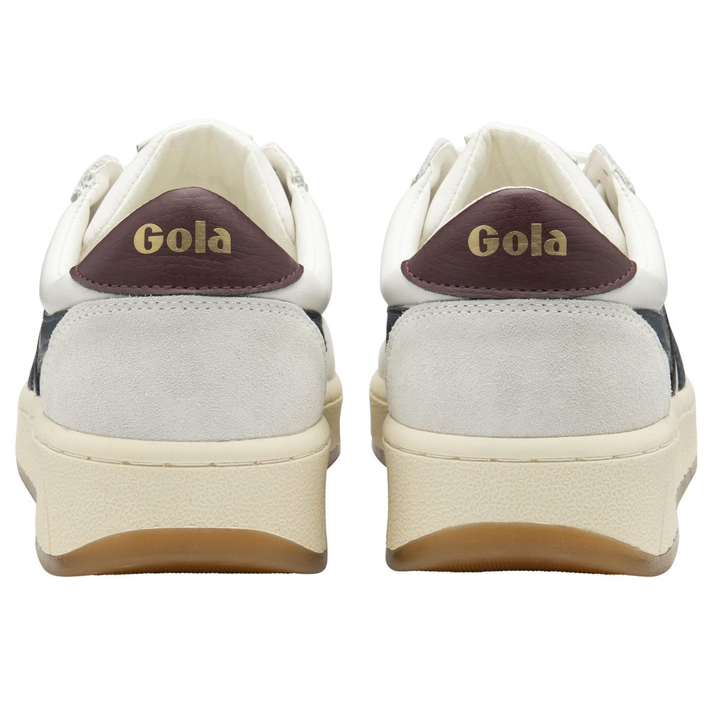Gola Classics Grandslam Classic Sneakers Hvite Marineblå Burgunder Norge | NEHOKJ-278