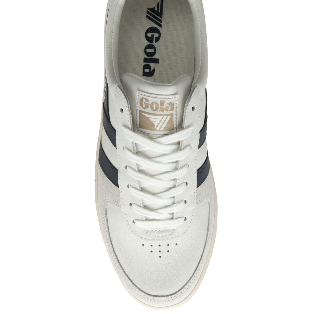 Gola Classics Grandslam Classic Sneakers Hvite Marineblå Burgunder Norge | NEHOKJ-278