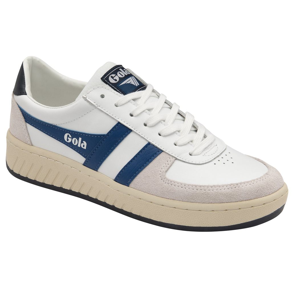 Gola Classics Grandslam Classic Sneakers Hvite Blå Marineblå Norge | ZWTAQN-870