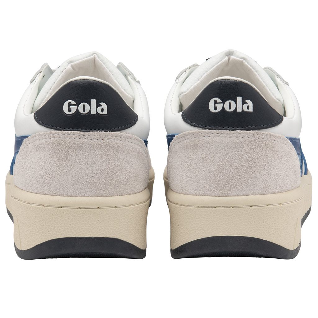 Gola Classics Grandslam Classic Sneakers Hvite Blå Marineblå Norge | ZWTAQN-870