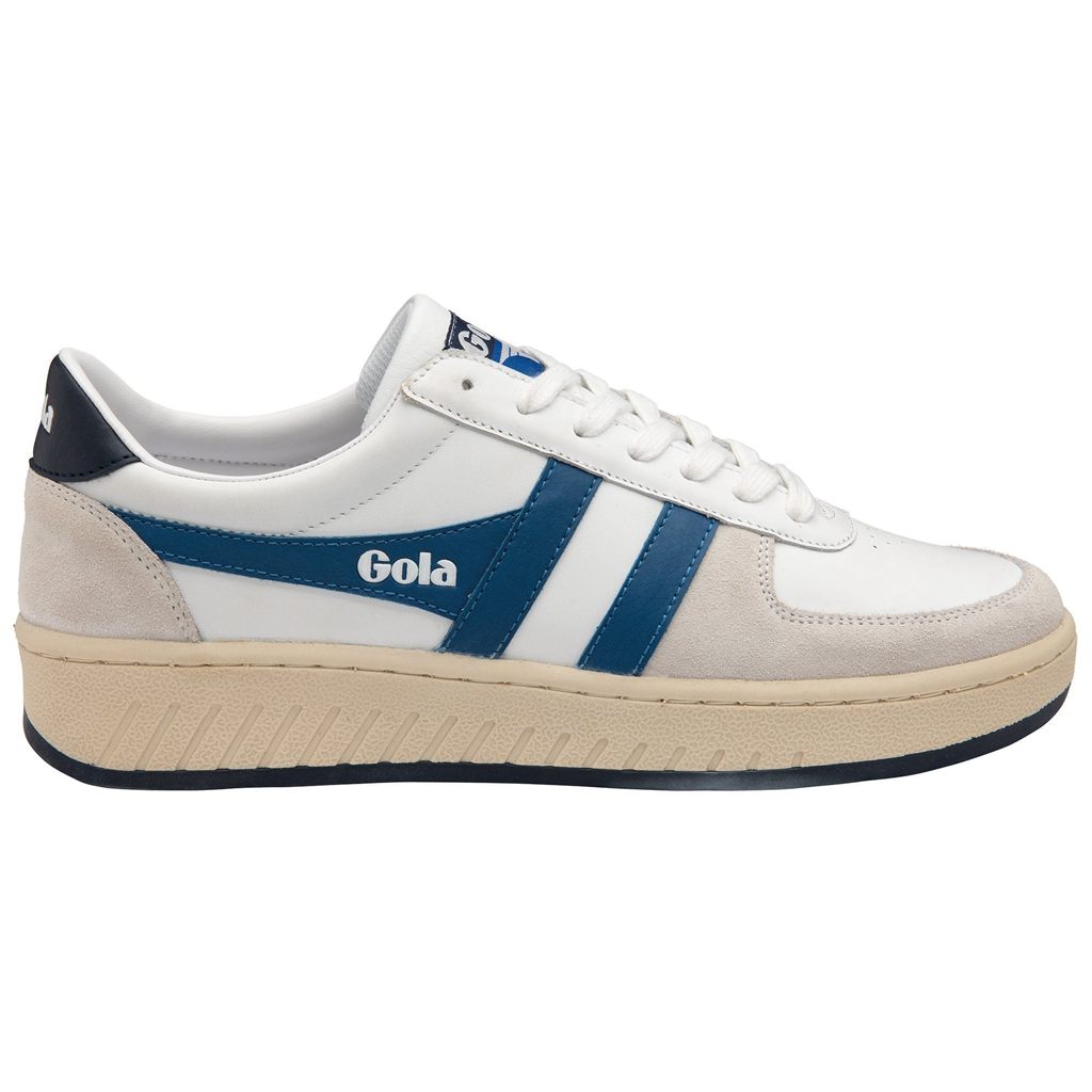 Gola Classics Grandslam Classic Sneakers Hvite Blå Marineblå Norge | ZWTAQN-870