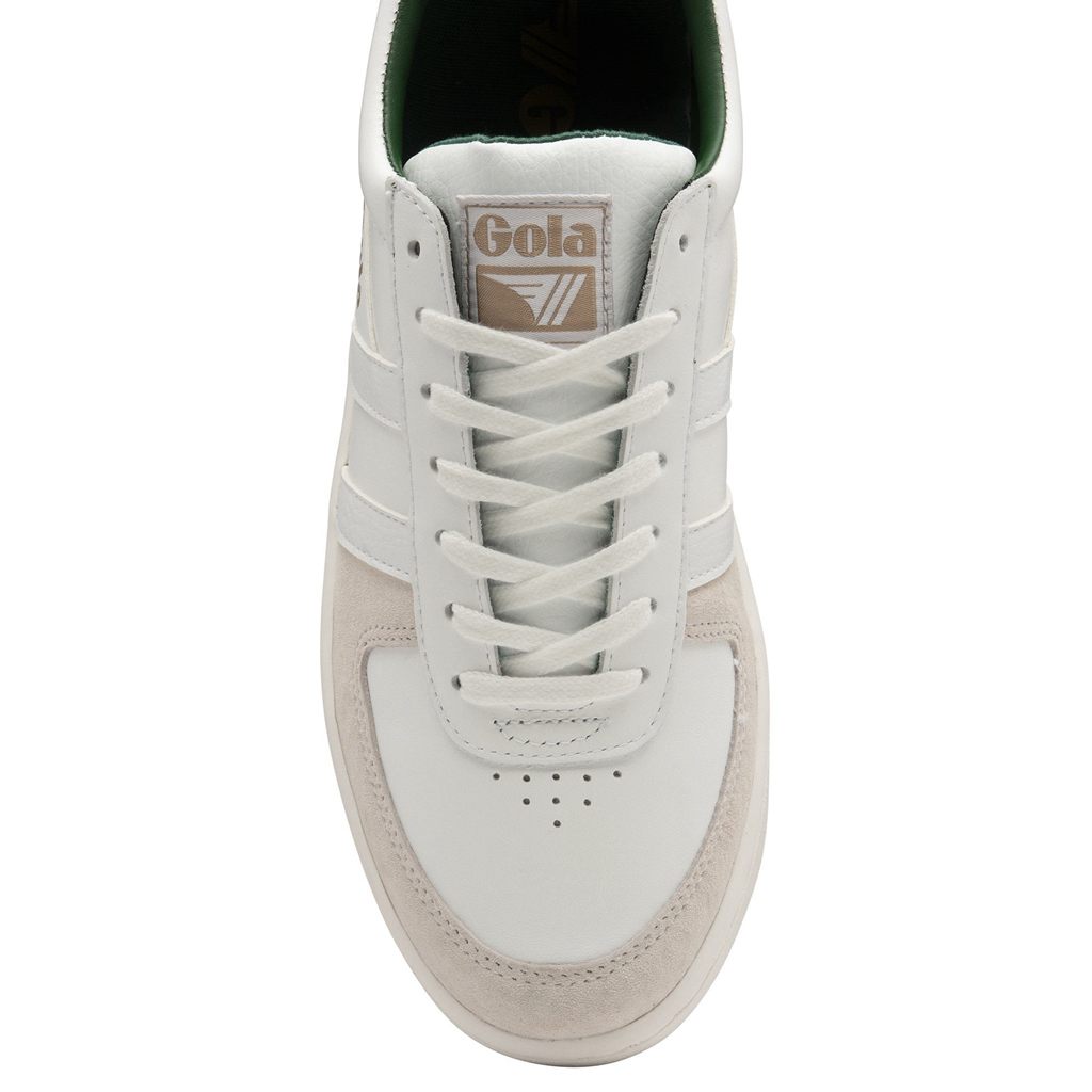 Gola Classics Grandslam Classic Sneakers Hvite Mørke Grønn Norge | NVDPKG-516