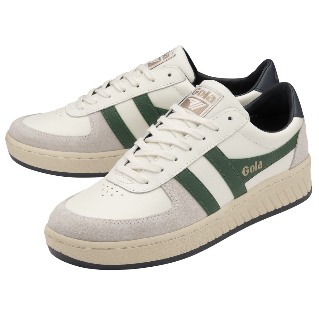 Gola Classics Grandslam Classic Sneakers Hvite Mørke Grønn Marineblå Norge | BHEOYP-128