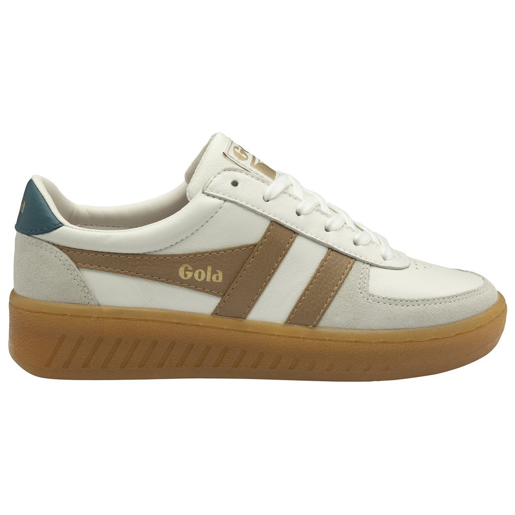 Gola Classics Grandslam Elite Sneakers Hvite Lyse Påfugl Norge | OBVZNF-301