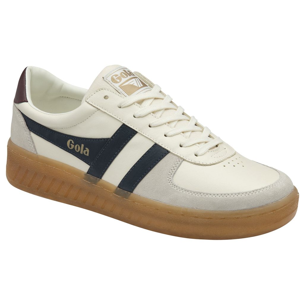 Gola Classics Grandslam Elite Sneakers Hvite Marineblå Burgunder Norge | VMHKCF-341