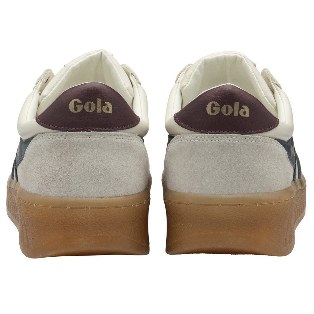 Gola Classics Grandslam Elite Sneakers Hvite Marineblå Burgunder Norge | VMHKCF-341