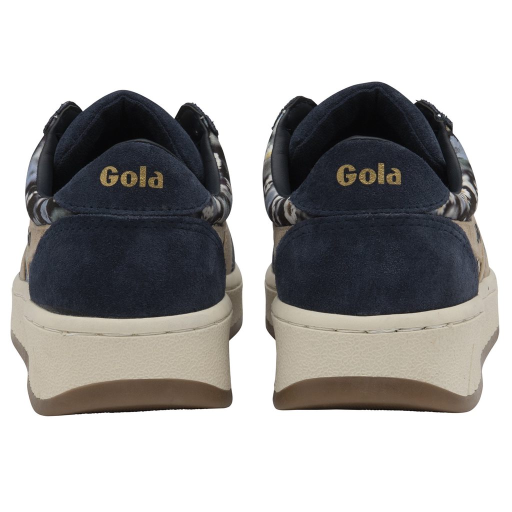Gola Classics Grandslam LBTY BR Sneakers Marineblå Gull Norge | PEWHZB-261