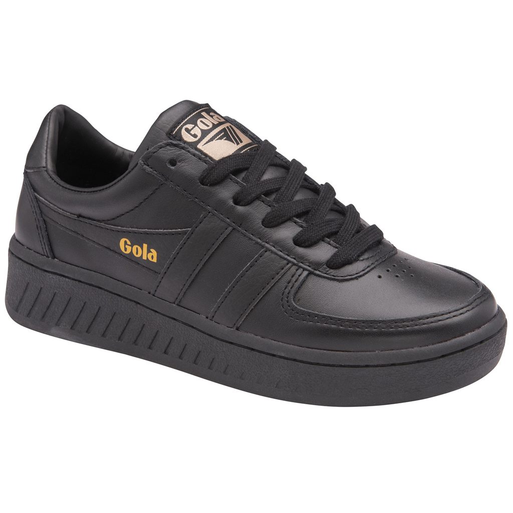 Gola Classics Grandslam Leather Sneakers Svarte Norge | GFXSIH-317