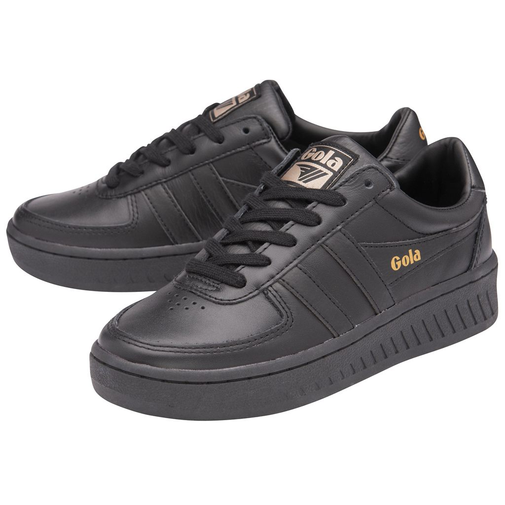Gola Classics Grandslam Leather Sneakers Svarte Norge | GFXSIH-317