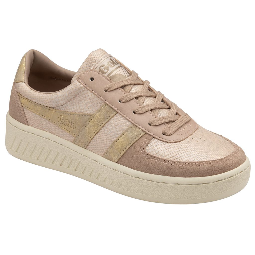 Gola Classics Grandslam Lizard Sneakers Rosa Gull Norge | IRCWPE-327
