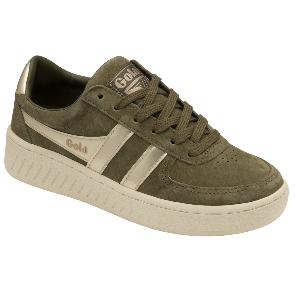 Gola Classics Grandslam Pearl Sneakers Khaki Norge | CVJYKE-584