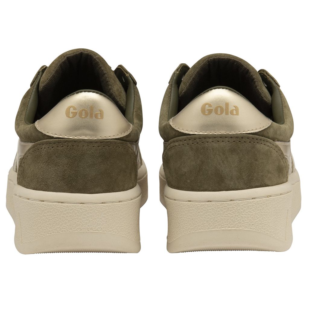 Gola Classics Grandslam Pearl Sneakers Khaki Norge | CVJYKE-584