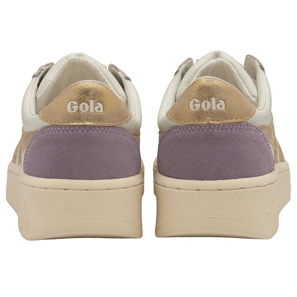 Gola Classics Grandslam Quadrant Sneakers Hvite Blå Gull Norge | LYKBFX-769