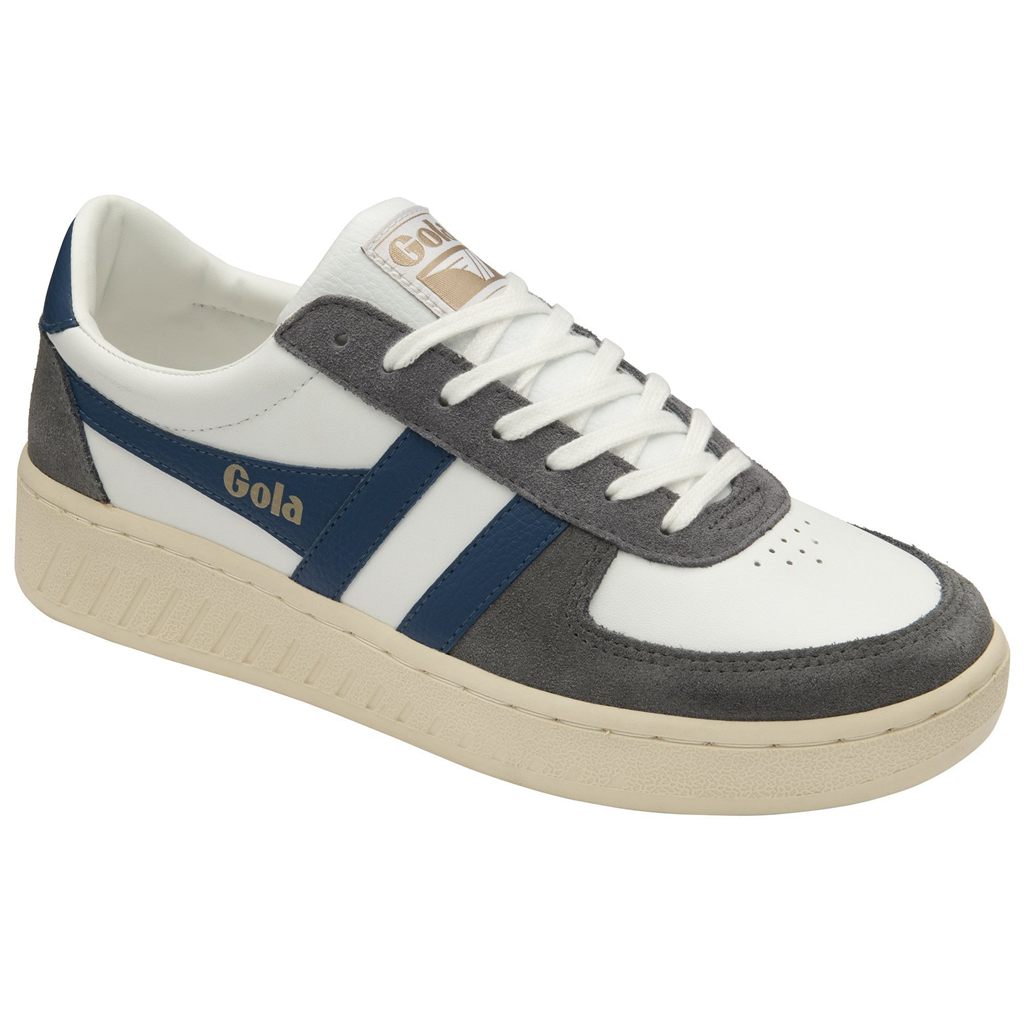 Gola Classics Grandslam Quadrant Sneakers Hvite Blå Norge | DAOQXJ-637