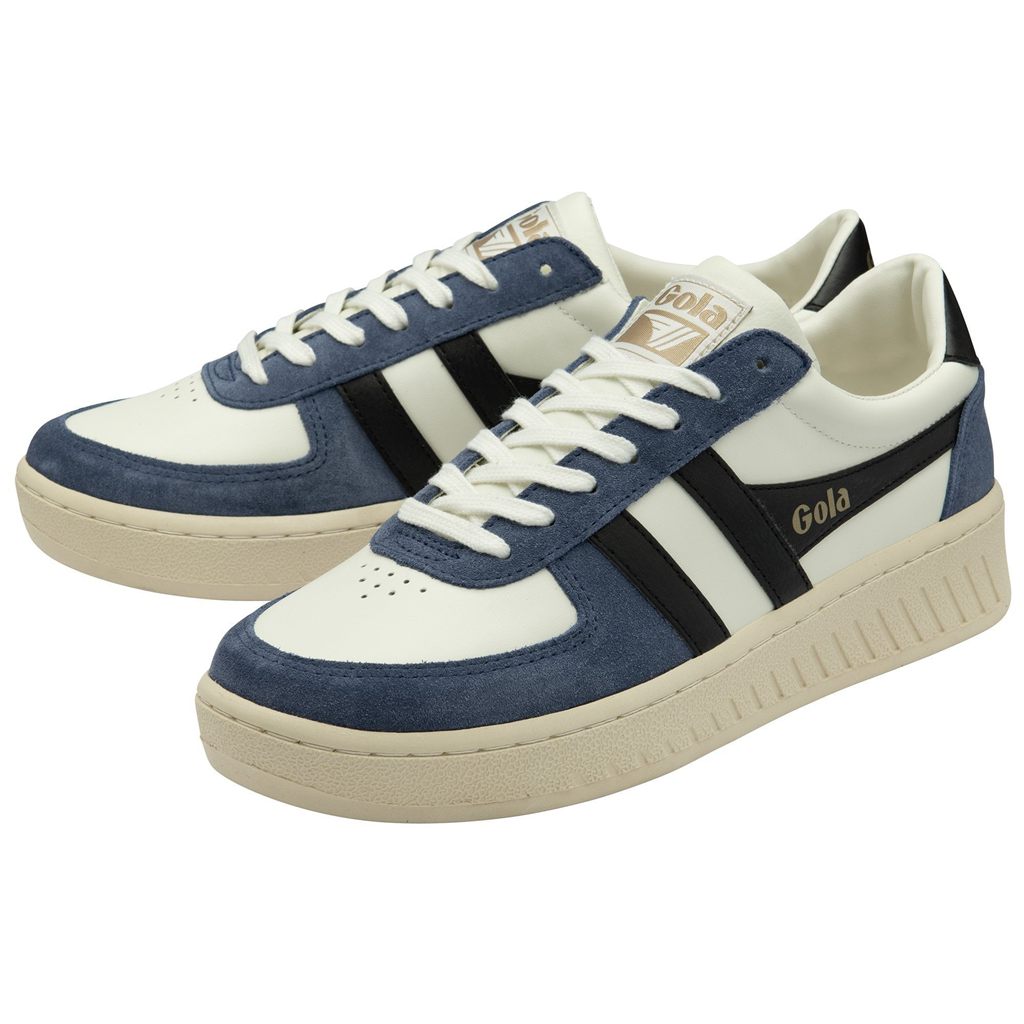 Gola Classics Grandslam Quadrant Sneakers Hvite Svarte Norge | QNTZAP-031