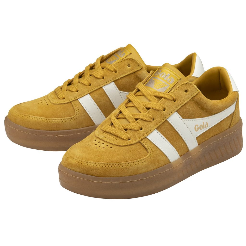 Gola Classics Grandslam Suede Sneakers Hvite Norge | BVQGXI-350
