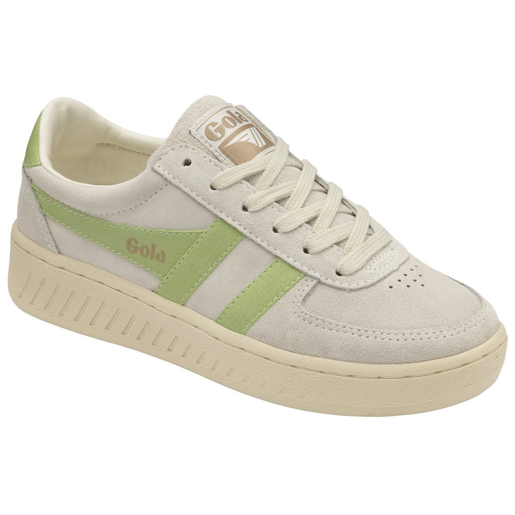 Gola Classics Grandslam Suede Sneakers Hvite Grønn Norge | CXKPWN-870