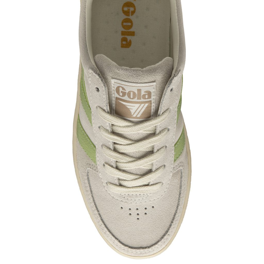 Gola Classics Grandslam Suede Sneakers Hvite Grønn Norge | CXKPWN-870