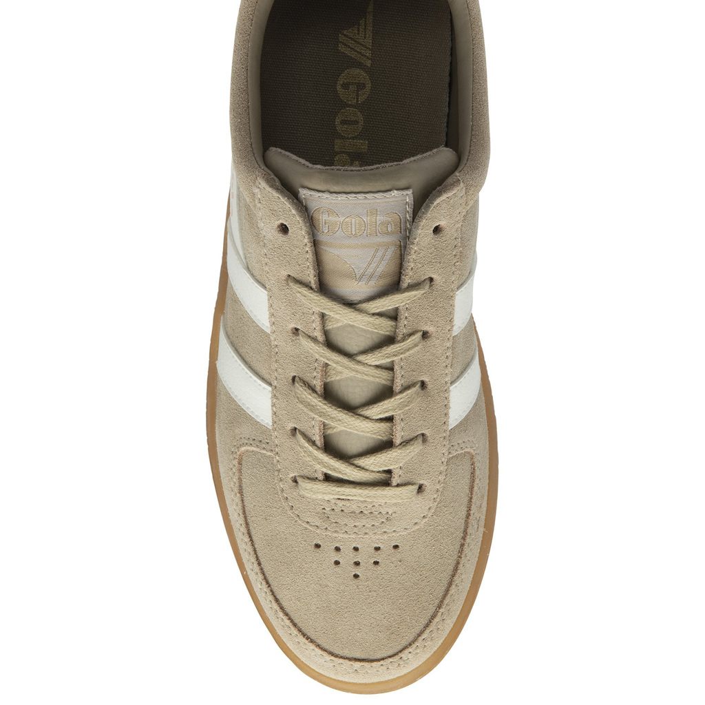 Gola Classics Grandslam Suede Sneakers Hvite Norge | BXHUVS-086