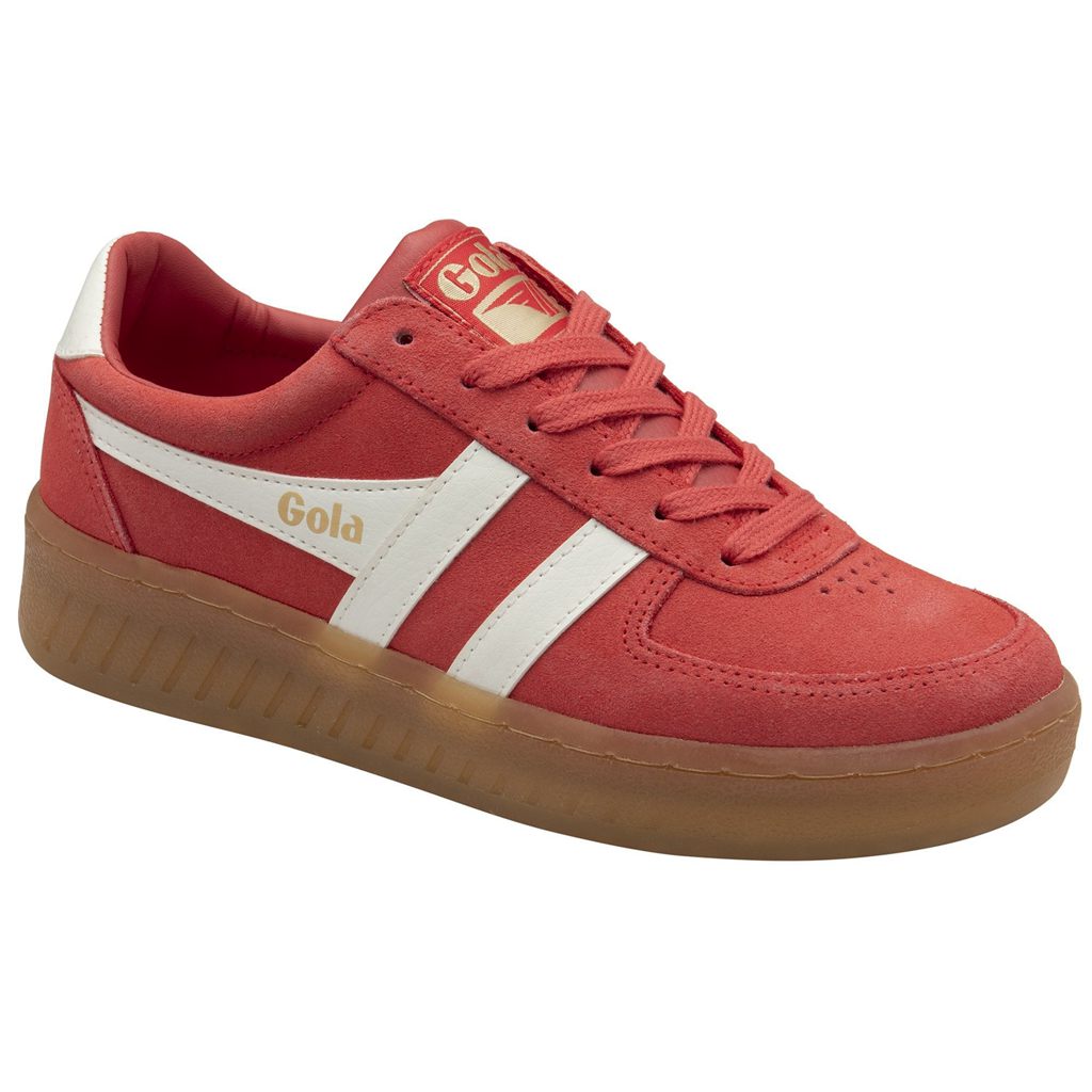 Gola Classics Grandslam Suede Sneakers Korall Hvite Norge | KAIBTL-013