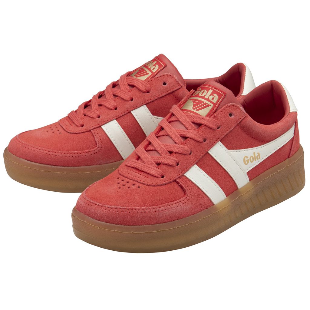 Gola Classics Grandslam Suede Sneakers Korall Hvite Norge | KAIBTL-013