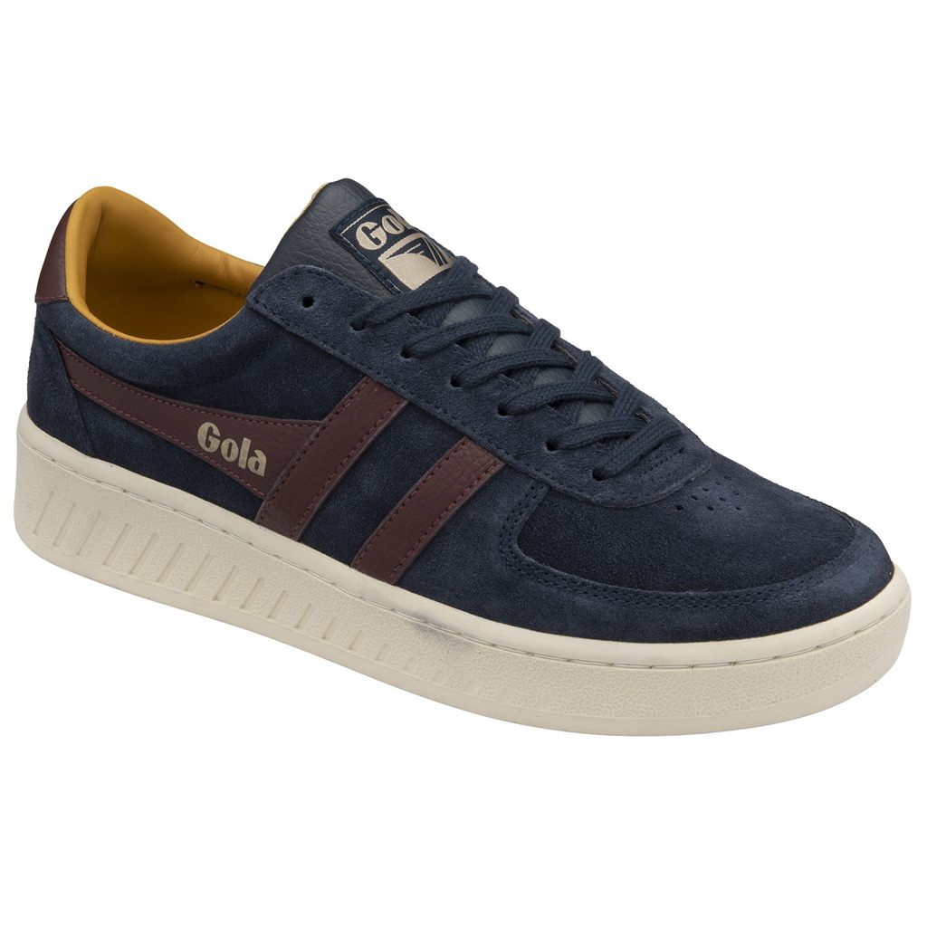 Gola Classics Grandslam Suede Sneakers Marineblå Burgunder Norge | POYAST-295