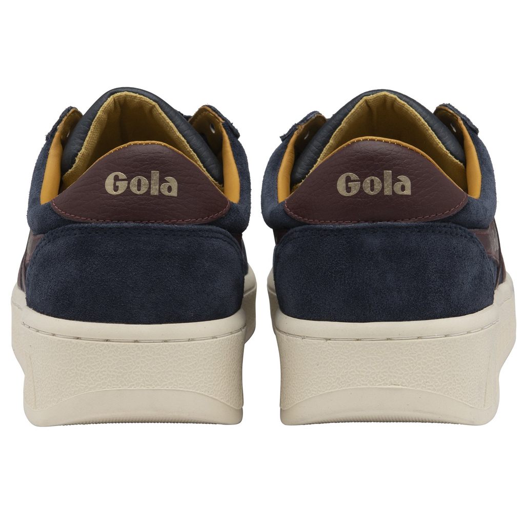 Gola Classics Grandslam Suede Sneakers Marineblå Burgunder Norge | POYAST-295