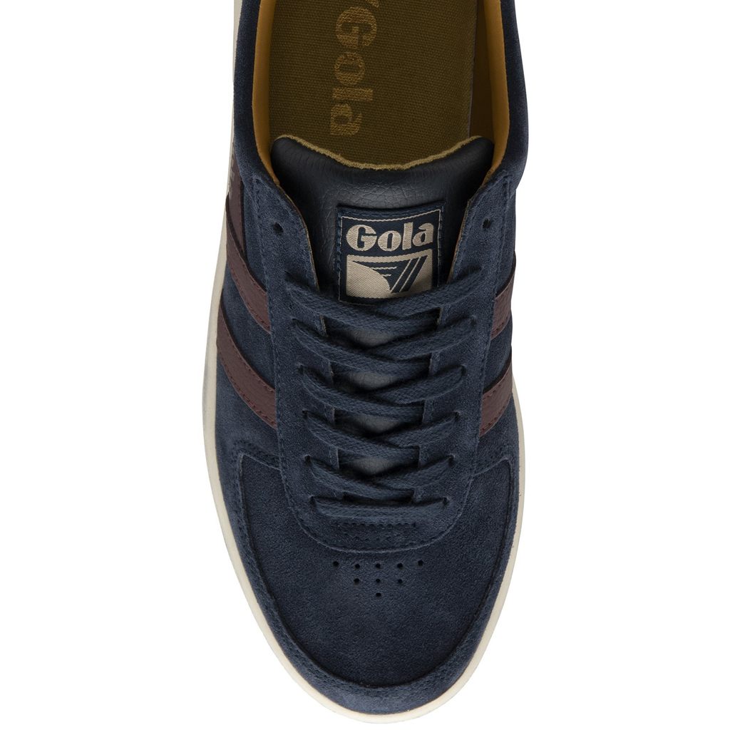 Gola Classics Grandslam Suede Sneakers Marineblå Burgunder Norge | POYAST-295