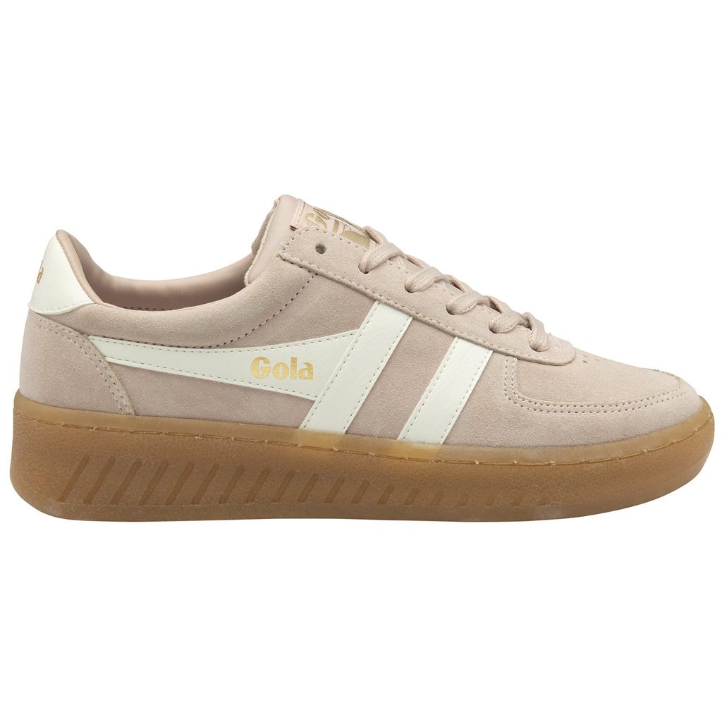 Gola Classics Grandslam Suede Sneakers Rosa Hvite Norge | BPRJFM-340