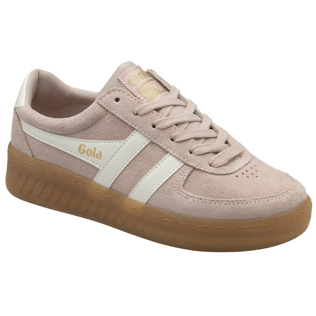 Gola Classics Grandslam Suede Sneakers Rosa Hvite Norge | BPRJFM-340